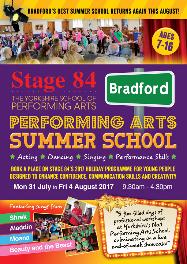 Stage 84 Bradford Summer School 2017