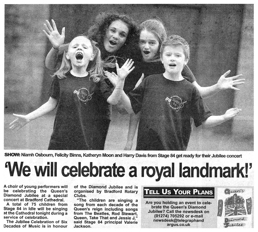 Stage 84 students celebrate a royal landmark